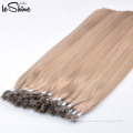 High Quality Wholesale 100% Remy Double Drawn Italian Keratin Nano Ring Hair Extension